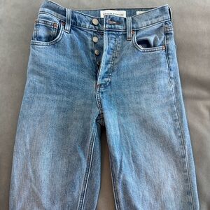 Outerknown High Rise Blue Jeans Classic Denim